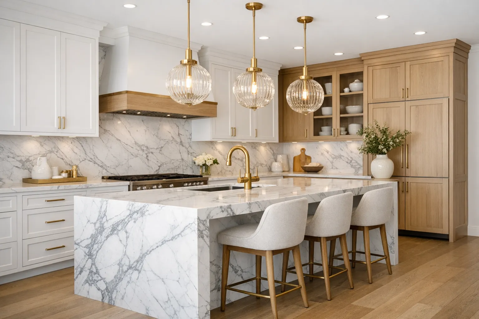 Kitchen and living space renovation