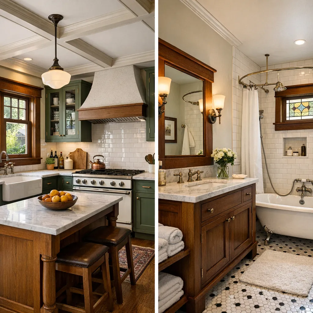 Historic 1920s home kitchen and bath renovation in Browne's Addition